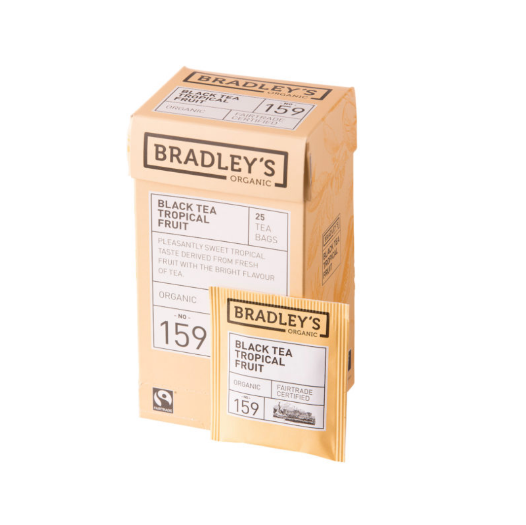 Bradley’s Black Tea Tropical Fruit EKO 25-p