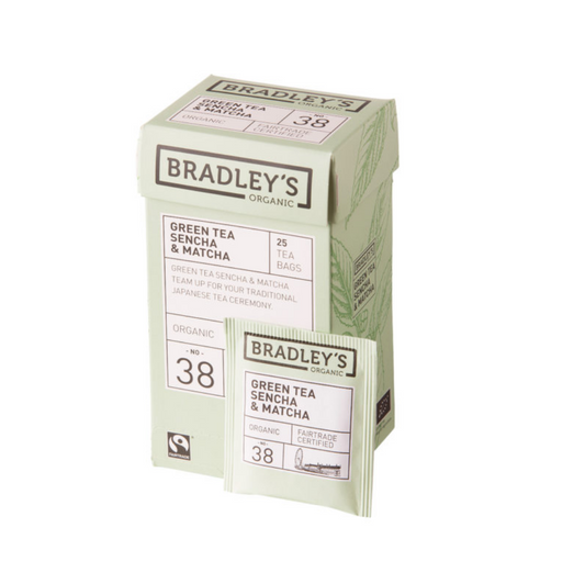 Bradley’s Green Tea Sencha & Matcha EKO 25-p